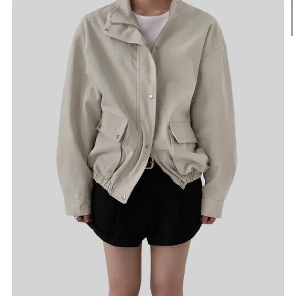 [BUNJANG] Zigzag Autumn Twilly Jumper Beige / [단종 상품, 원가 12] 어텀 트윌리점퍼 베이지 지그재그