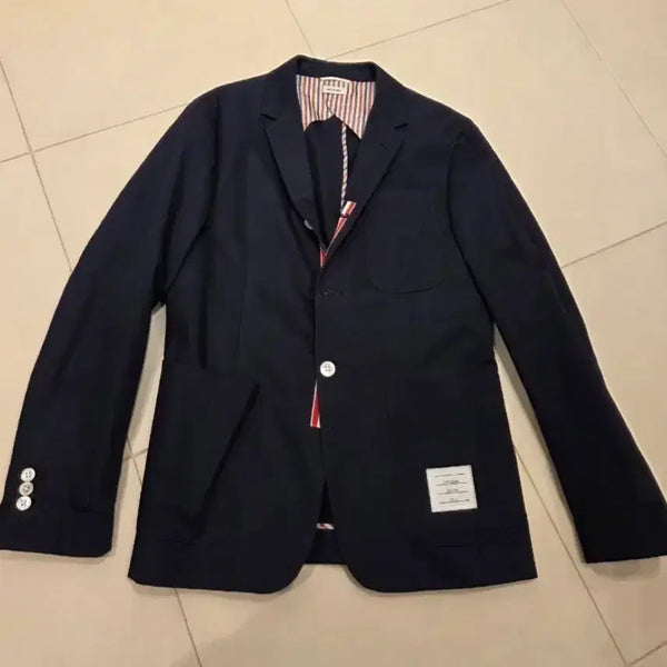 [BUNJANG] Thom Browne Navy Blazer Jacket Size 2 (Fits 95-100) / 톰브라운 블레이저 자켓(사이즈 2)95-100