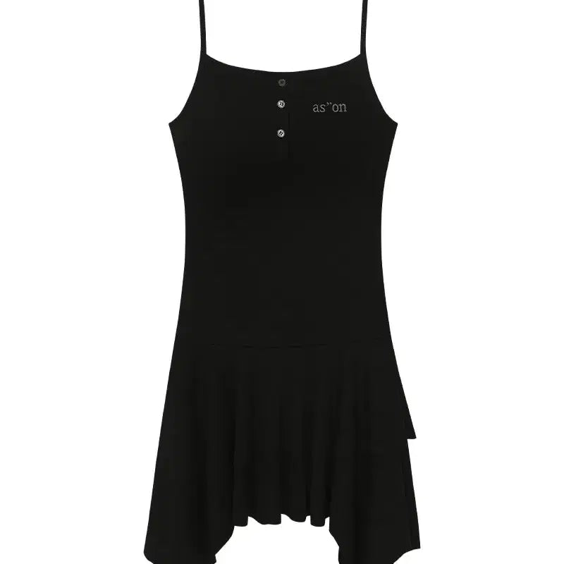 [BUNJANG] AZON MARE Frill Dress Black / 애즈온 마레 프릴 드레스 MARE FRILL DRESS 원피스