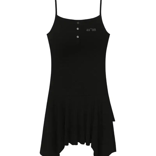 [BUNJANG] AZON MARE Frill Dress Black / 애즈온 마레 프릴 드레스 MARE FRILL DRESS 원피스