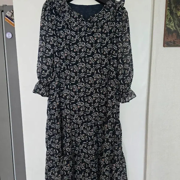 [BUNJANG] Bella Chiffon One-Piece Dress Size 66 / 벨라 쉬폰 윈피스66