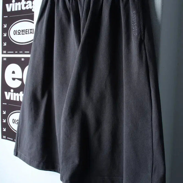 [BUNJANG] Take Easy Bermuda Shorts Charcoal / (F) 테이크이지 반바지 팬츠 버뮤다 밴딩 차콜 스트릿-P10475