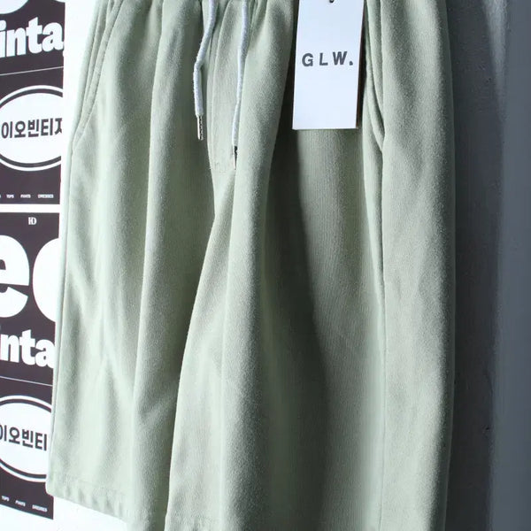 [BUNJANG] Goodlife Works Bermuda Shorts - Light Green / (S-M) 굿라이프웍스 반바지 팬츠 새상품 버뮤다 밴딩 연그린-P1047