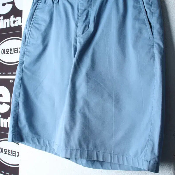 [BUNJANG] Clyde&Co Banding Chino Shorts - Light Blue / (S-M) 클라이드앤 반바지 팬츠 밴딩 연블루 치노-P10483