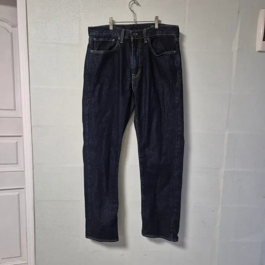 [BUNJANG] Levi's 505 Jeans W34 L32 Dark Wash Denim Pants / 리바이스 505 W34 L32 진청 데님 팬츠