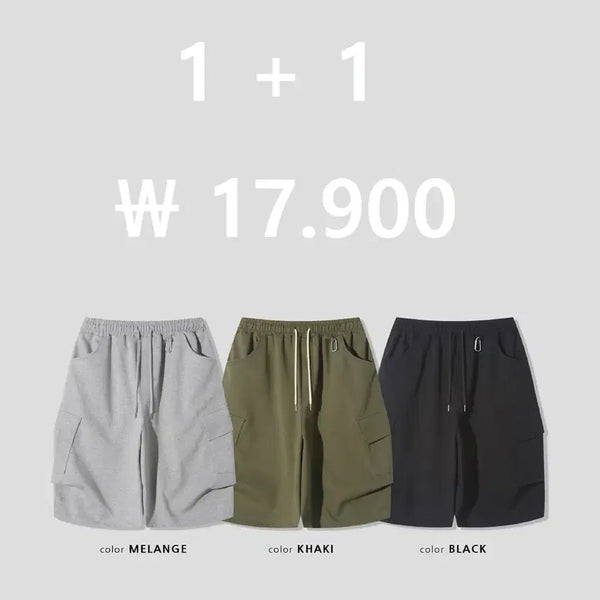[BUNJANG] Bermuda Cargo Shorts (3 Colors) / 세상품 1+1 ) 버뮤다 카고 반바지 (3color)