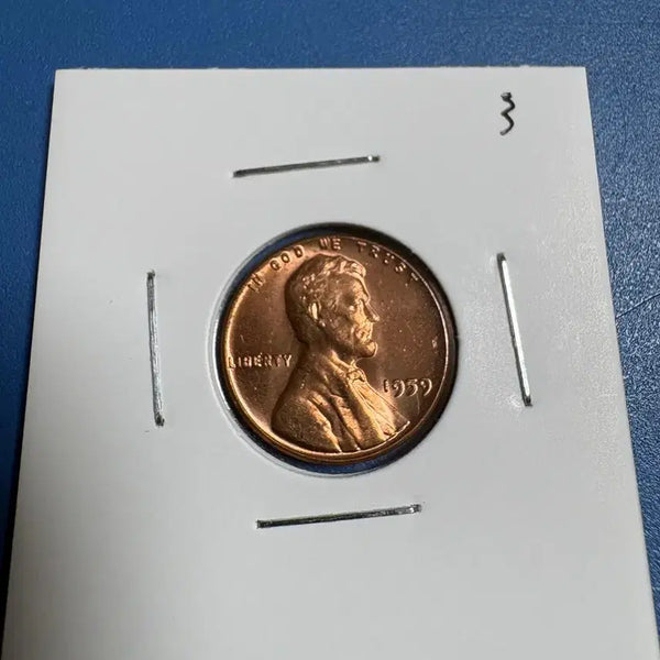 [BUNJANG] 1959 Lincoln Cent Coin - Uncirculated / 완미사용 1959년 링컨 센트 코인 #3