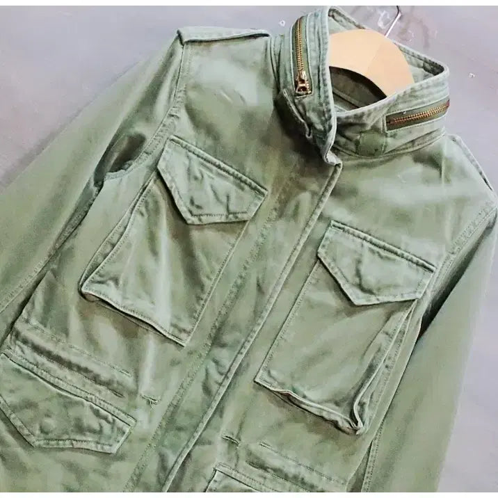 [BUNJANG] Denim & Supply M-65 Field Jacket with Beads (Women's XXS) / 데님앤서플라이 비즈 장식 M-65 필드 자켓 (여성XXS)