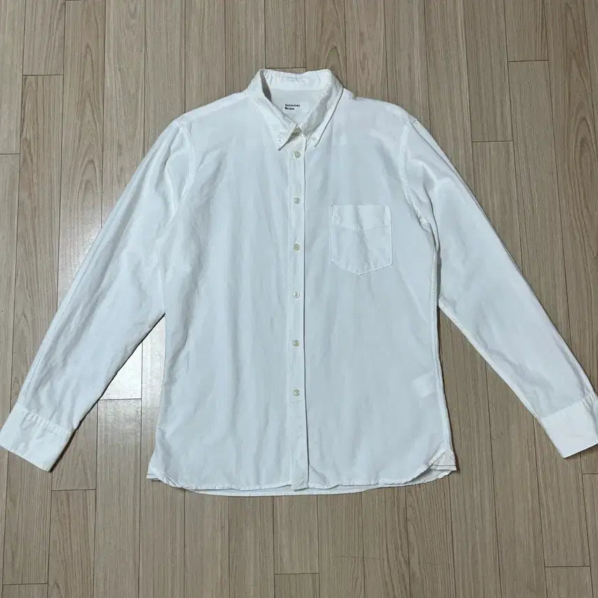 [BUNJANG] Universal Works White Cotton Shirt / 유니버셜 웍스 화이트 셔츠