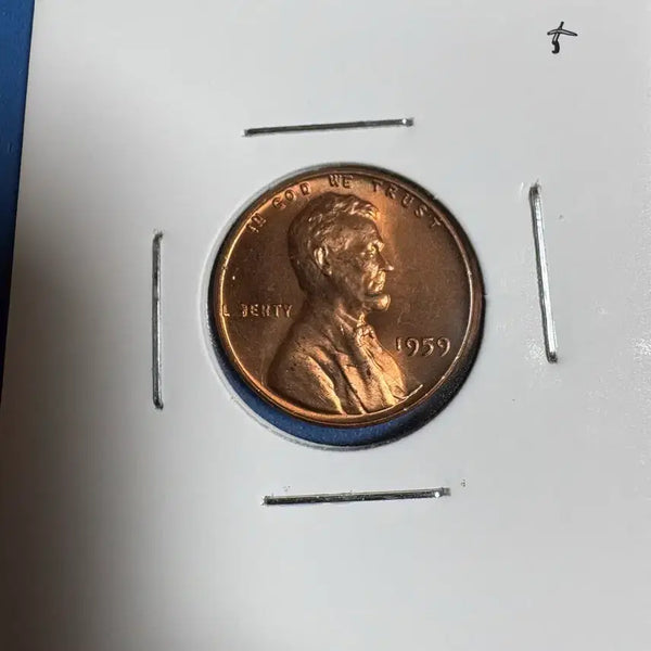 [BUNJANG] 1959 Lincoln Cent Coin (Uncirculated) / 완미사용 1959년 링컨 센트 코인 #5