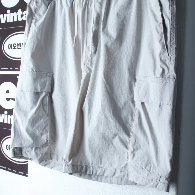 [BUNJANG] H&M Cargo Banding Poly Pants Shorts (M-XL) / (M-XL) 에이치앤엠 반바지 팬츠 카고 밴딩 폴리-P10527