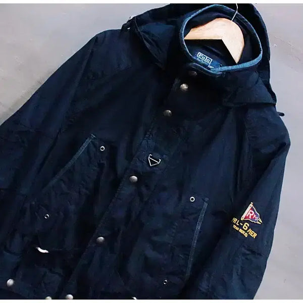[BUNJANG] Polo Ralph Lauren RLYC Garment Dyed Utility Hooded Parka (Men's M) / 폴로 랄프로렌 RLYC 가먼트다잉 유틸리티 후드 파카 (남성M)