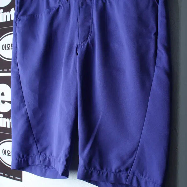 [BUNJANG] Descente Golf Functional Poly Shorts (Blue) / (L) 데상트 반바지 팬츠 골프 기능성 폴리 블루-P10534