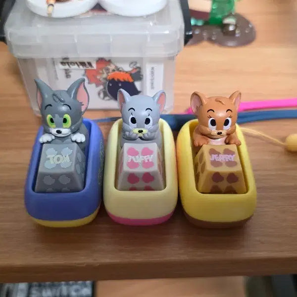 [BUNJANG] Tom and Jerry Keycap Set / 톰과제리 키캡 3종 일괄판매