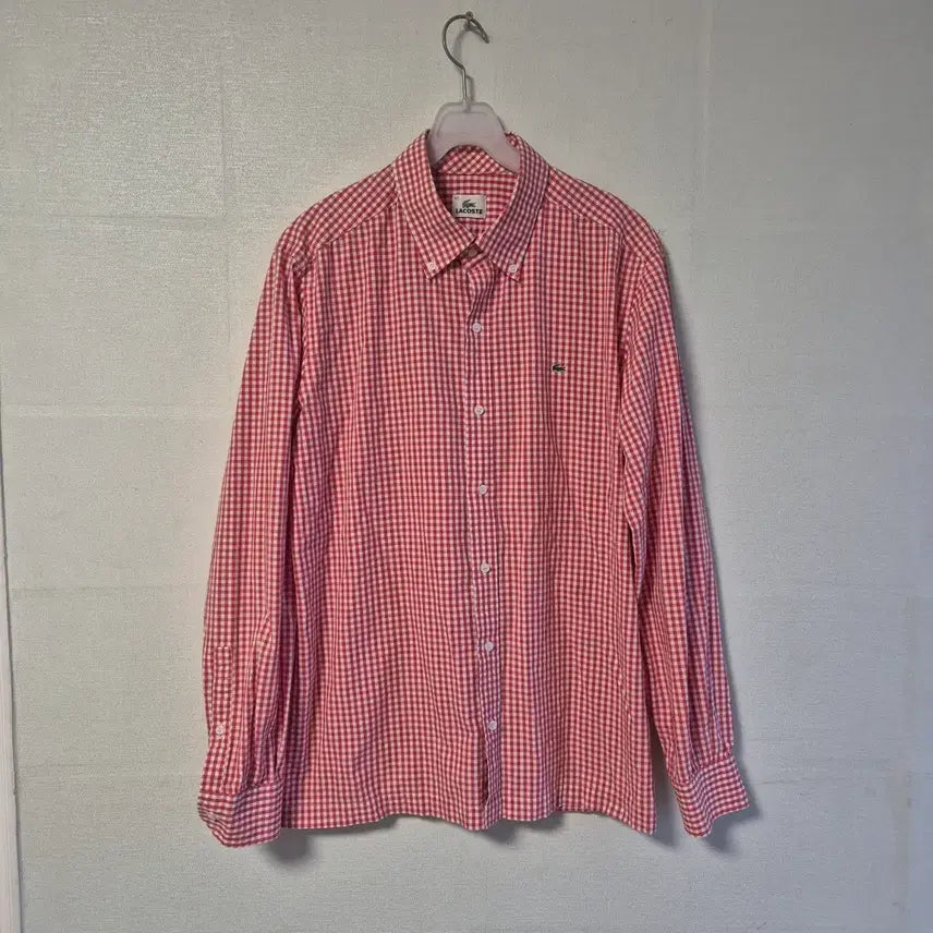 [BUNJANG] Lacoste Check Shirt / 105)라코스테 체크 남방 셔츠