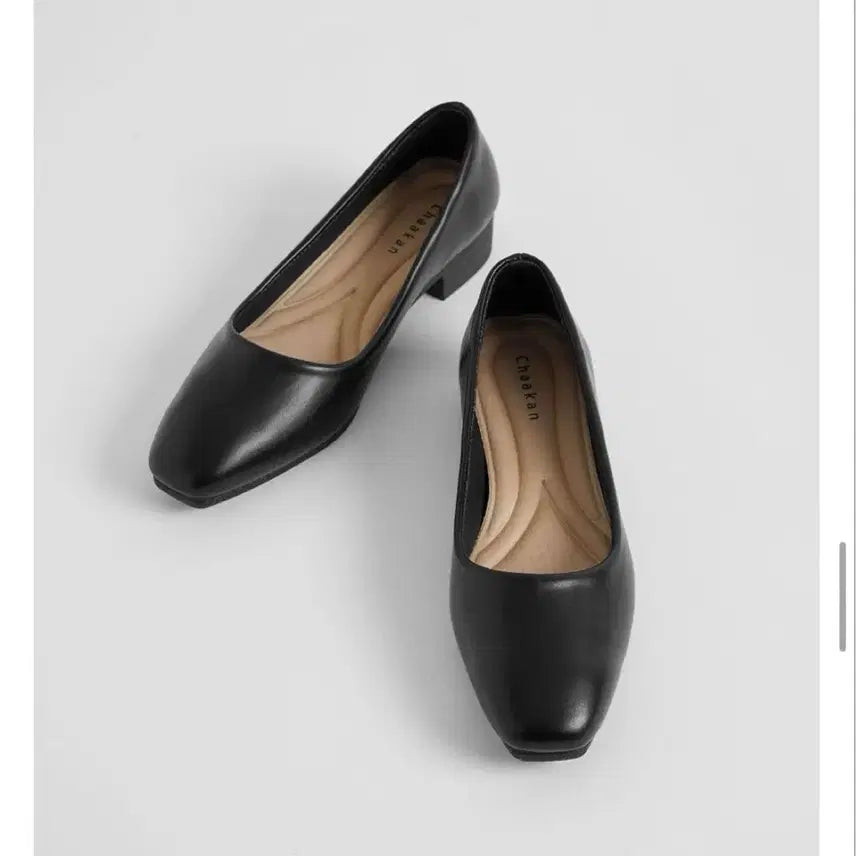 [BUNJANG] Chakhan Gudu Soul 3cm Pumps Black 235 / 착한구두 소울 무소음 펌프스 블랙 3cm 235