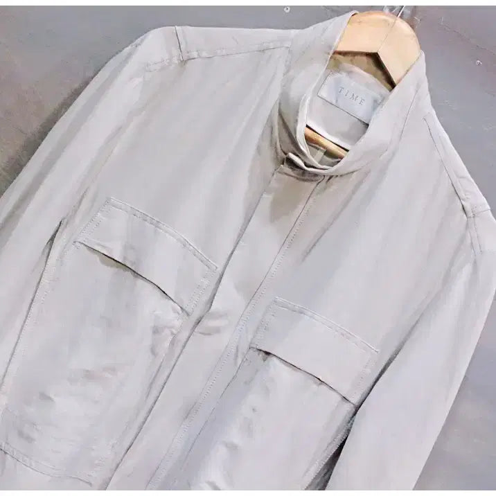 [BUNJANG] Time Homme Linen Zip-Up Jacket / 타임옴므 차이나카라 린넨 집업 자켓 (남성105)