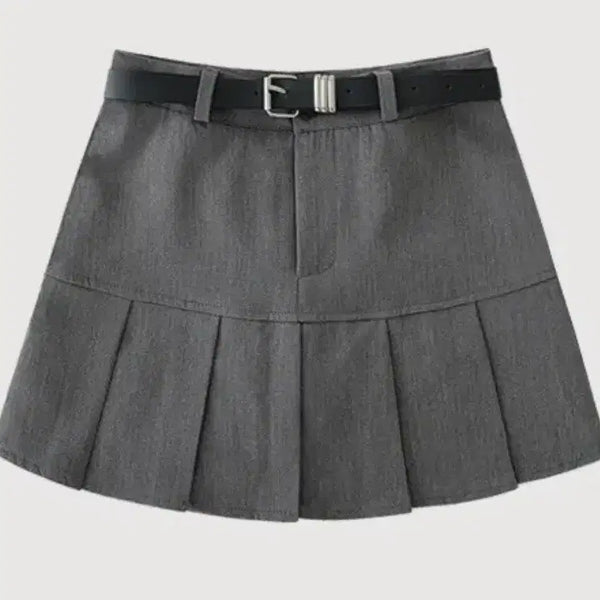 [BUNJANG] High-Waisted Pleated A-Line Tennis Skirt Shorts / 에이블리 하이웨스트 플리츠a라인 테니스치마바지