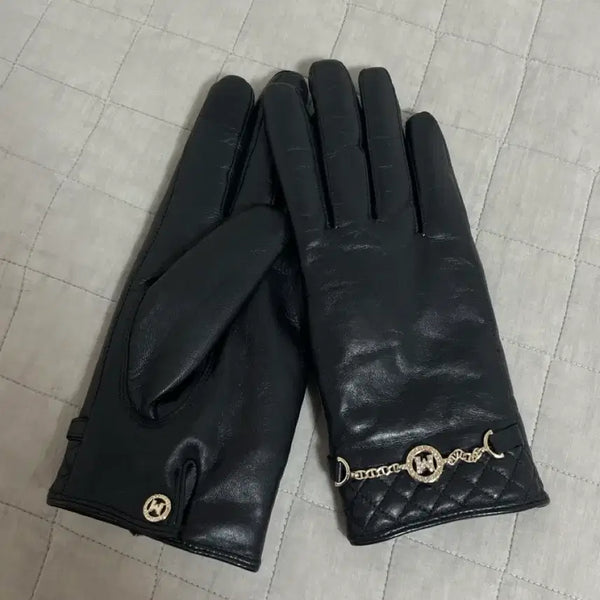 [BUNJANG] Metrociti Leather Gloves M / 메트로시티 가죽 장갑 M