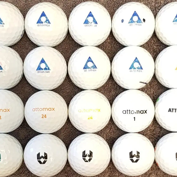[BUNJANG] Atomax Longest Distance A+/A Grade Used Golf Balls (20-Count) / 아토맥스 세계 최장비거리A+/A급20개.골프공 로스트볼