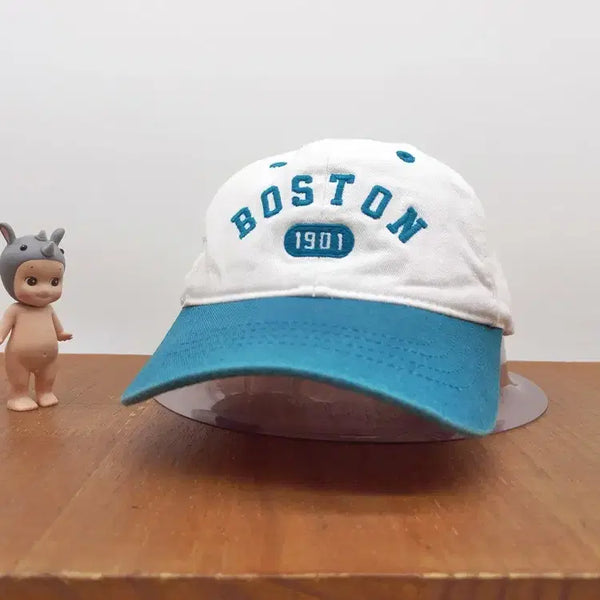 [BUNJANG] MLB Kids Boston Red Sox 1901 Baseball Cap White / MLB 키즈 보스턴 레드삭스 1901 베이스볼캡 화이트