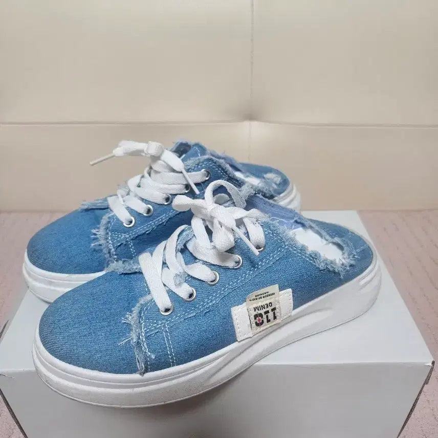 [BUNJANG] Women's Low-Top Sneakers Mules / 여성 청스니커즈 뮬운동화