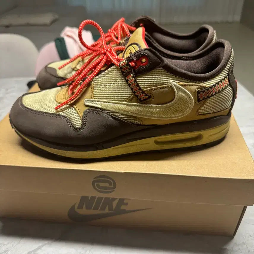 [BUNJANG] Nike Travis Scott Air Max 1 Cactus Brown (270) / 나이키 트래비스 스캇 에어맥스 1 캑터스 브라운 270