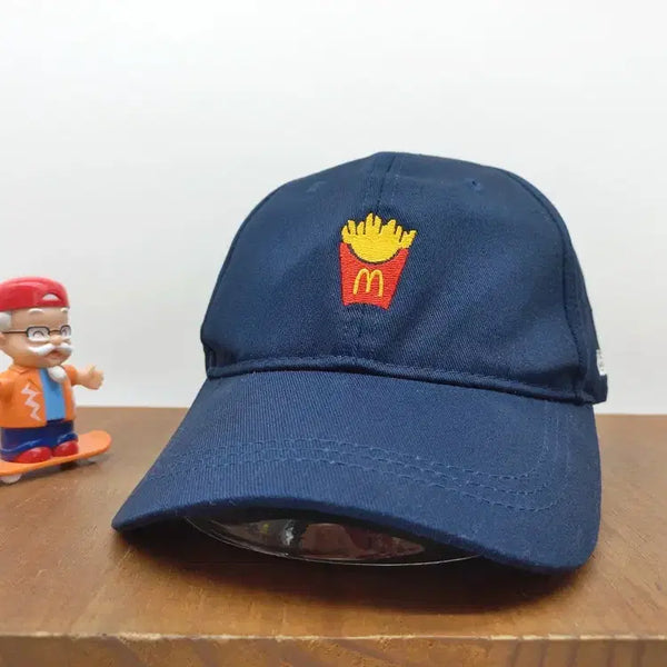 [BUNJANG] McDonald's x LCK Collaboration Limited Edition Navy Ball Cap / 맥도날드 x LCK 한정판 콜라보 굿즈 볼캡 모자 네이비