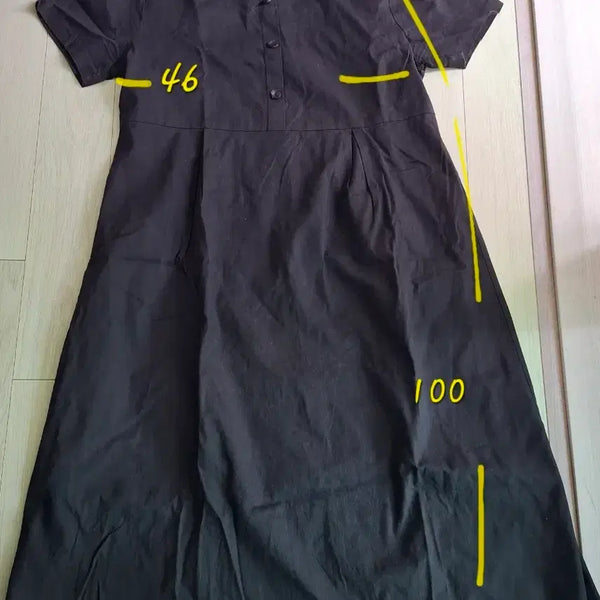 [BUNJANG] Black Long Dress / 검정색 원피스 (55-66)