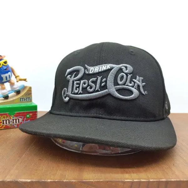 [BUNJANG] HAT'S ON x Pepsi Collaboration Snapback Hat Black / 햇츠온 x 펩시 콜라 콜라보 협업 스냅백 모자 블랙