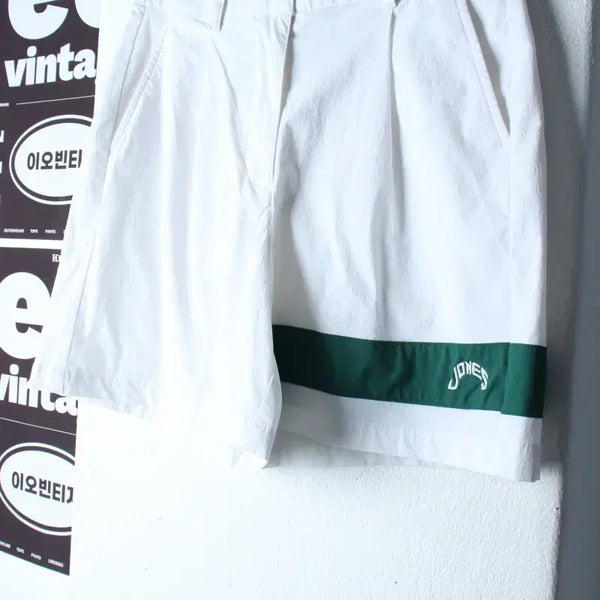 [BUNJANG] W(S-M) White Golf Functional Shorts / W(S-M) 왁 반바지 팬츠 골프 기능성 화이트-P10560