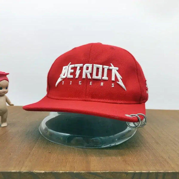 [BUNJANG] MLB Kids Piercing Ball Cap Detroit Tigers Red / MLB 키즈 피어싱 볼캡 디트로이트 타이거스 레드