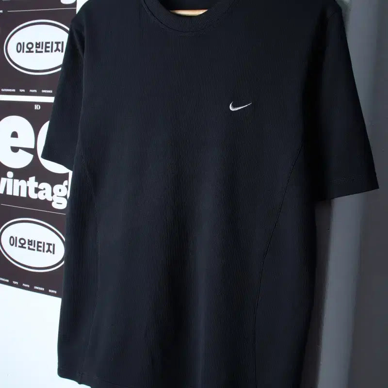 [BUNJANG] Nike 00s Waffle Performance T-Shirt Black / (L) 나이키 반팔 티셔츠 00S년대 기능성 와플 블랙-H34069