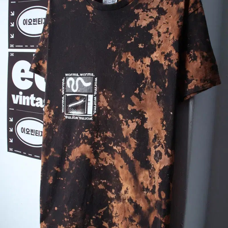 [BUNJANG] Dreamland Syndicate T-shirt / (L-XL) 드림랜드 신디케이트 반팔 티셔츠 나염커스텀-H34070