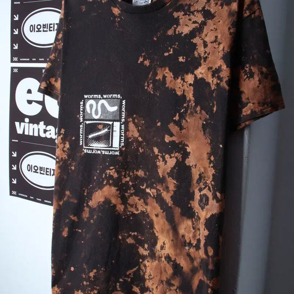 [BUNJANG] Dreamland Syndicate T-shirt / (L-XL) 드림랜드 신디케이트 반팔 티셔츠 나염커스텀-H34070