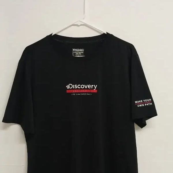 [BUNJANG] Discovery Expedition Black Logo T-Shirt / 디스커버리 익스페디션 반팔티 블랙