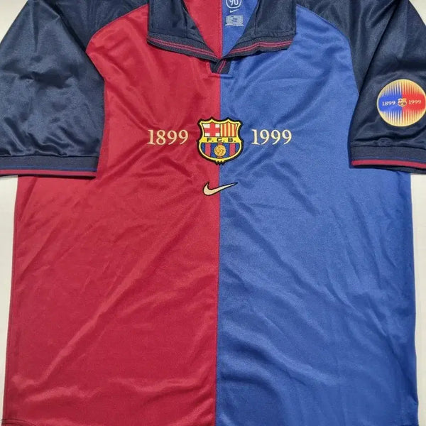 [BUNJANG] Barcelona 99-00 Home Replica Jersey L / 올드레플 / 99 00 바르셀로나 홈
