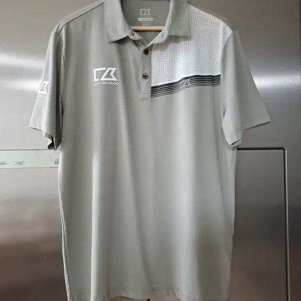 [BUNJANG] Cutter & Buck Golf Wear Short Sleeve Polo Shirt Grey / 커터앤벅 골프웨어 반팔 카라티 셔츠 그레이