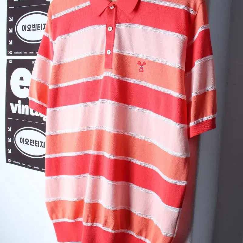 [BUNJANG] M.U. Sports Short Sleeve Polo T-shirt Golf Knit H34085 (XL-2XL) / (XL-2XL) 엠유스포츠 반팔 카라 티셔츠 골프 니트-H34085