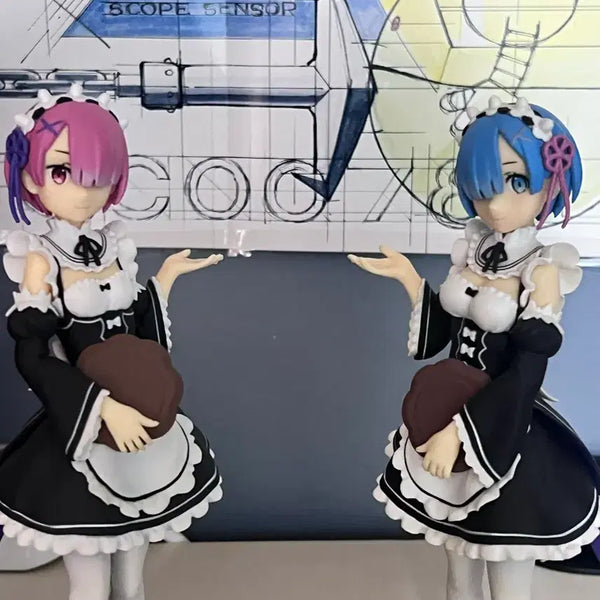 [BUNJANG] Re:Zero Rem & Ram Figure Set / 급처 리제로 렘 람 피규어