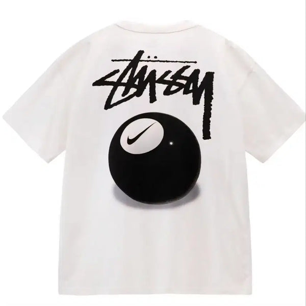 [BUNJANG] Nike Stussy 8 Ball T-Shirt White / 나이키 스투시 8볼 반팔 티셔츠 화이트 M