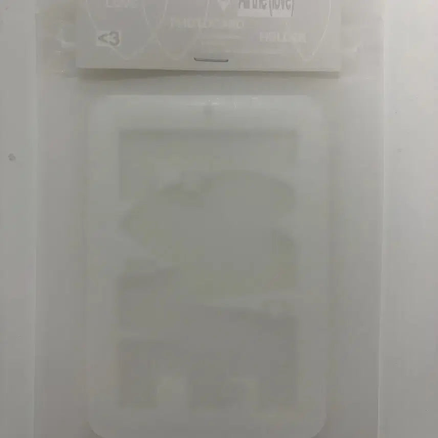 [BUNJANG] TWICE LOVE Photocard Holder White Gray / TWO LOVE 러브 포카홀더 화이트그레이