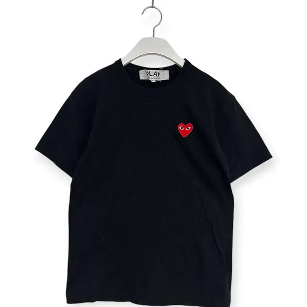 [BUNJANG] Comme des Garçons PLAY Black Short-Sleeve T-Shirt / 꼼데가르송 플레이 블랙 반팔 티셔츠
