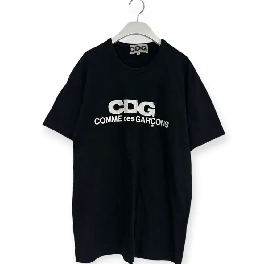 [BUNJANG] Comme des Garçons CDG Logo T-Shirt Black XXL / 꼼데가르송 CDG 로고 반팔 티셔츠 블랙