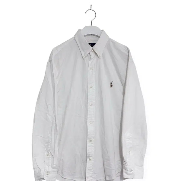 [BUNJANG] Polo Ralph Lauren White Shirt / 폴로 랄프로렌 화이트 흰셔츠