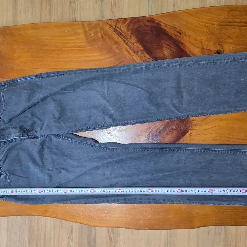 [BUNJANG] Vintage Grey Denim Pants / 그레이 빈티지 데님 팬츠