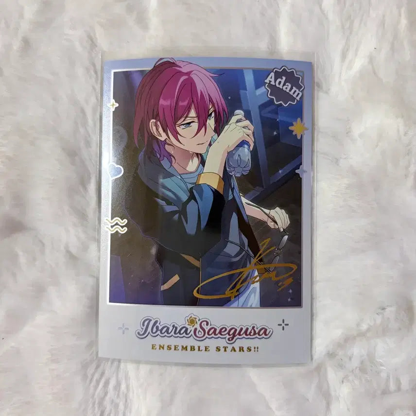 [BUNJANG] Ensemble Stars Saegusa Ibara 'Shinkung' Polaroid Card Eden Adam / 앙스타 심쿵 폴라로이드 사에구사 이바라 에덴 아담 중스타 두근두근 파샤