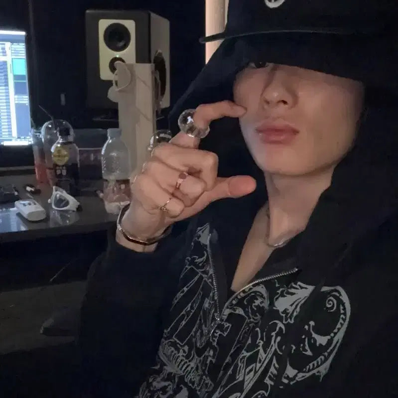 [BUNJANG] KC Merchandise Hooded Zip-Up Hoodie L (Worn by Nao I'm Young) / KC머천다이즈 후드집업 L (나우아임영착용)