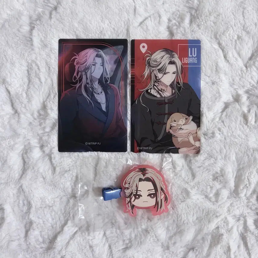 [BUNJANG] Atri R1ze Lu Ligh Twingkle Clear Card Mini Kore Hair Clip Set / 에이트리 R1ze 루 리광 클리어카드 미니코레 머리핀 헤어클립18Trip