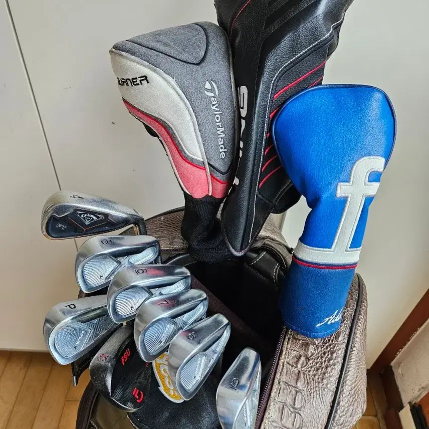 [BUNJANG] Complete Men's Golf Club Set with Daks Caddy Bag / 골프채 풀세트 남성용